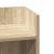 Mese laterale 2 buc cu raft Stejar Sonoma 25,5x27x60 cm GartenMobel Dekor