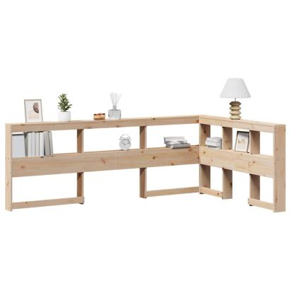 Bibliotecă tăblie în formă de L, 130 cm, lemn masiv de pin GartenMobel Dekor