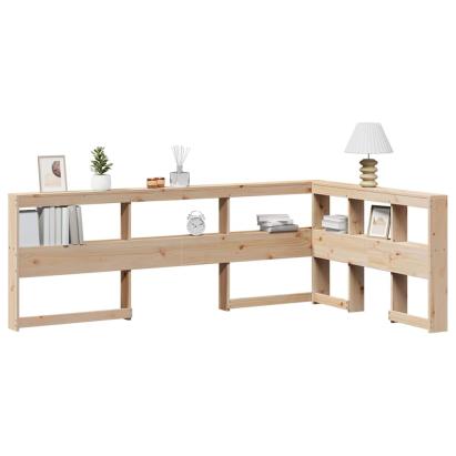 Bibliotecă tăblie în formă de L, 130 cm, lemn masiv de pin GartenMobel Dekor