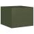 Jardinieră verde măsline 40x40x30 cm oțel GartenMobel Dekor
