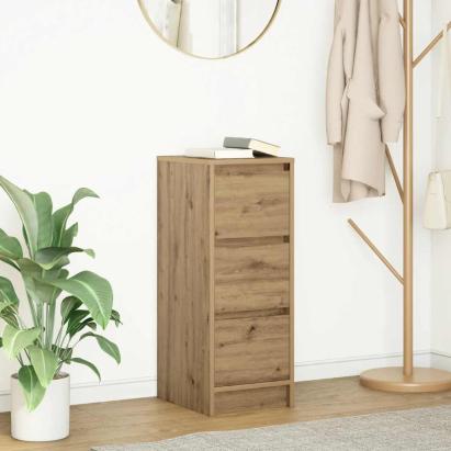 Bufetă Stejar Artisan 29,5x34x76 cm Lemn prelucrat GartenMobel Dekor