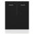 Dulap inferior, stejar negru, 60x46x81,5 cm, lemn prelucrat GartenMobel Dekor