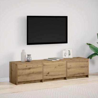 Cabinet TV Stejar Artizanal 162.5 x 34 x 40 cm Lemn compozit GartenMobel Dekor
