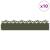Borduri pentru gazon 10 pcs Verde măsliniu 103 x 0,05 x 22 cm GartenMobel Dekor