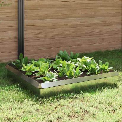 Garduri pentru melci 8 pcs Argintiu Oțel Galvanizat GartenMobel Dekor