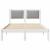 Cadru de pat Gri deschis 120 x 190 cm Lemn de pin masiv GartenMobel Dekor
