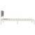 Cadru de pat Gri deschis 90 x 200 cm Lemn de pin masiv GartenMobel Dekor