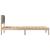 Cadru de pat Gri deschis 80 x 200 cm Lemn de pin masiv GartenMobel Dekor