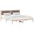 Cadru de pat Gri taupe 160 x 200 cm Lemn de pin masiv GartenMobel Dekor