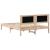 Cadru de pat cu headboard Negru 140 x 190 cm Lemn de pin masiv GartenMobel Dekor