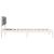 Cadru de pat Gri deschis 100 x 200 cm Lemn de pin masiv GartenMobel Dekor