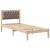 Cadru de pat Gri taupe 80 x 200 cm Lemn de pin masiv GartenMobel Dekor