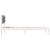 Cadru de pat Gri deschis 80 x 200 cm Lemn de pin masiv GartenMobel Dekor