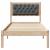 Cadru de pat Gri închis 90 x 190 cm Lemn de pin masiv GartenMobel Dekor