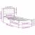 Cadru de pat cu headboard Negru 90 x 190 cm Lemn de pin masiv GartenMobel Dekor