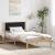 Cadru de pat cu tăblie tapițată cu headboard Negru 100 x 200 cm GartenMobel Dekor
