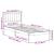Cadru de pat cu tăblie tapițată cu headboard Negru 80 x 200 cm GartenMobel Dekor