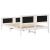 Cadru de pat cu headboard Gri deschis 135 x 190 cm țesătură GartenMobel Dekor