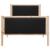 Cadru de pat cu headboard Negru 90 x 200 cm țesătură GartenMobel Dekor