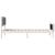 Cadru de pat cu headboard Gri deschis 90 x 200 cm țesătură GartenMobel Dekor