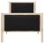 Cadru de pat cu headboard Negru 80 x 200 cm țesătură GartenMobel Dekor