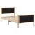 Cadru de pat cu headboard Negru 90 x 190 cm țesătură GartenMobel Dekor