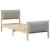Cadru de pat cu headboard Gri deschis 75 x 190 cm țesătură GartenMobel Dekor