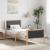 Cadru de pat cu headboard Gri închis 75 x 190 cm țesătură GartenMobel Dekor