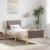 Cadru de pat cu headboard Gri taupe 75 x 190 cm țesătură GartenMobel Dekor