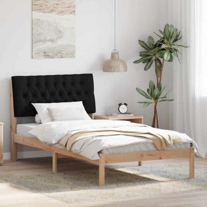 Cadru de pat cu tăblie tapițată cu headboard Maro 100 x 200 cm GartenMobel Dekor