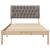 Cadru de pat cu tăblie tapițată cu headboard Maro 100 x 200 cm GartenMobel Dekor