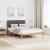 Cadru de pat cu headboard Maro 135 x 190 cm Lemn de pin masiv GartenMobel Dekor