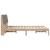 Cadru de pat cu headboard Maro 135 x 190 cm Lemn de pin masiv GartenMobel Dekor