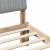 Cadru de pat cu headboard Maro 100 x 200 cm Lemn de pin masiv GartenMobel Dekor