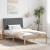 Cadru de pat cu headboard Maro 100 x 200 cm Lemn de pin masiv GartenMobel Dekor