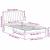 Cadru de pat cu headboard Maro 100 x 200 cm Lemn de pin masiv GartenMobel Dekor