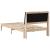 Cadru de pat cu headboard Maro 100 x 200 cm Lemn de pin masiv GartenMobel Dekor