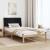 Cadru de pat cu headboard Maro 100 x 200 cm Lemn de pin masiv GartenMobel Dekor