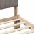 Cadru de pat cu headboard Maro 100 x 200 cm Lemn de pin masiv GartenMobel Dekor