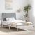 Cadru de pat cu headboard Alb 100 x 200 cm Lemn de pin masiv GartenMobel Dekor