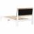 Cadru de pat cu headboard Alb 100 x 200 cm Lemn de pin masiv GartenMobel Dekor