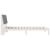 Cadru de pat cu headboard Alb 100 x 200 cm Lemn de pin masiv GartenMobel Dekor