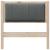 Tăblie tapițată cu headboard Maro 80 cm Lemn de pin masiv GartenMobel Dekor