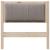 Tăblie tapițată cu headboard Maro 75 cm Lemn de pin masiv GartenMobel Dekor
