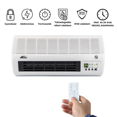 Leziter Încălzitor electric de perete Thira 1000W/2000W Mobalis Homvera