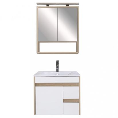 Leziter Mobilier complet de baie Luna 60, stejar Sonoma-alb Mobalis Homvera