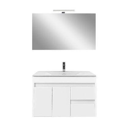 Leziter Mobilier complet de baie Luna Prime 80 alb Mobalis Homvera