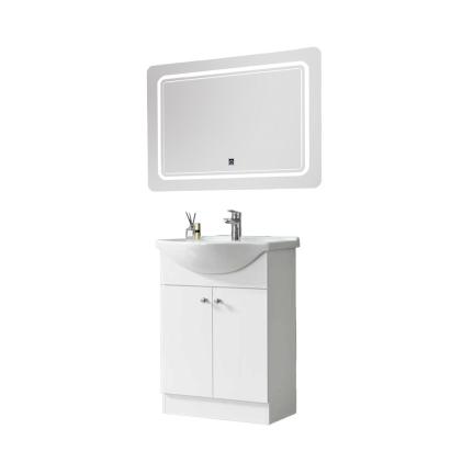 Leziter Neria Prime 75 komplett vid tükörrel magasfényű fehér Mobalis Homvera