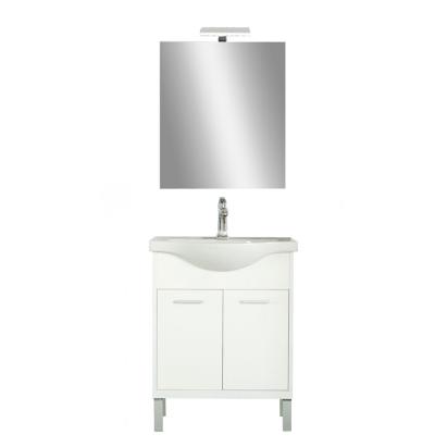 Leziter Mobilier complet de baie Nerva Prime 65 alb Mobalis Homvera