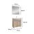 Leziter Mobilier complet de baie Ruben Prime 75, stejar Sonoma Mobalis Homvera
